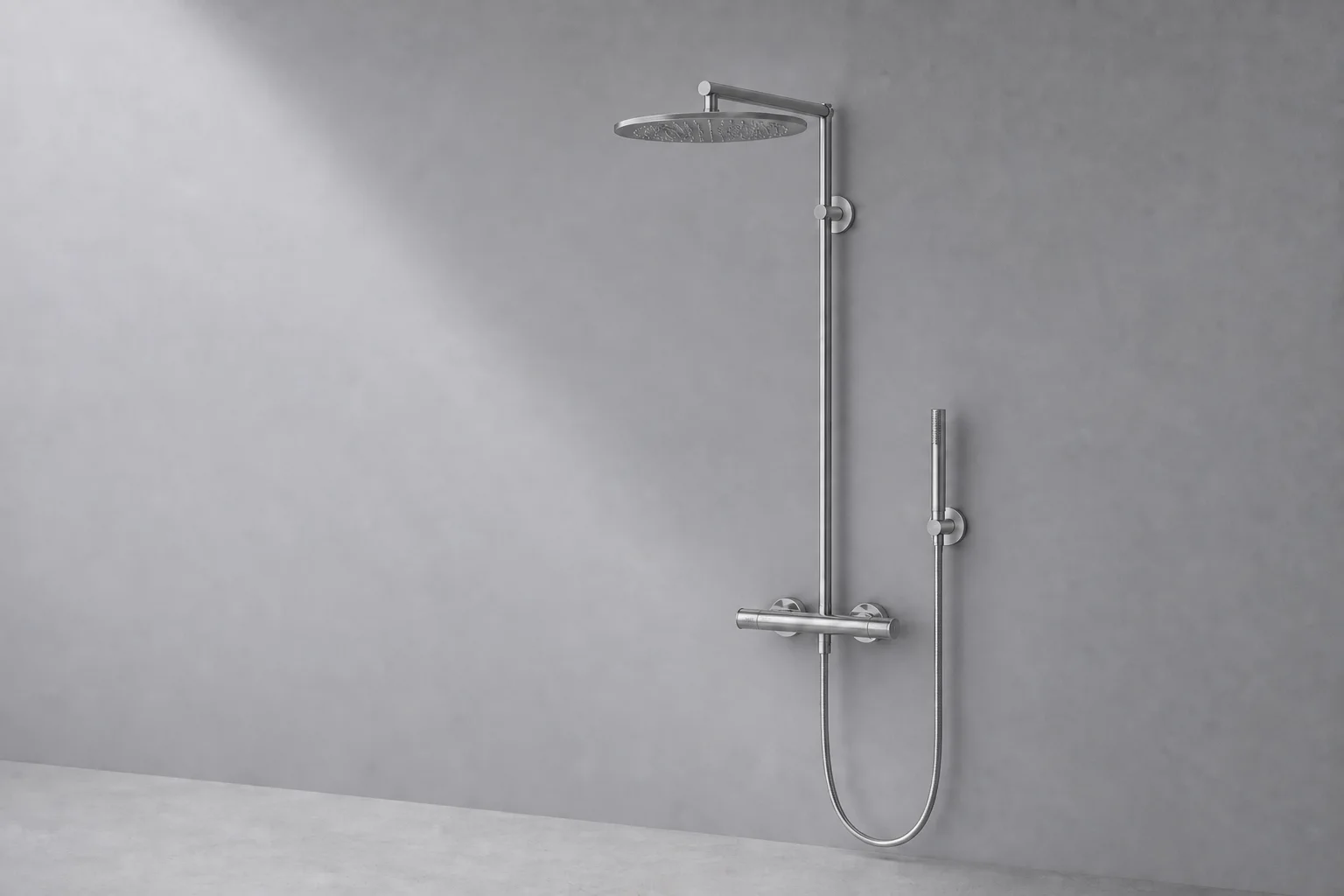 衡序恒温淋浴系统产品图 / Thermostatic Shower System by Zhengda.