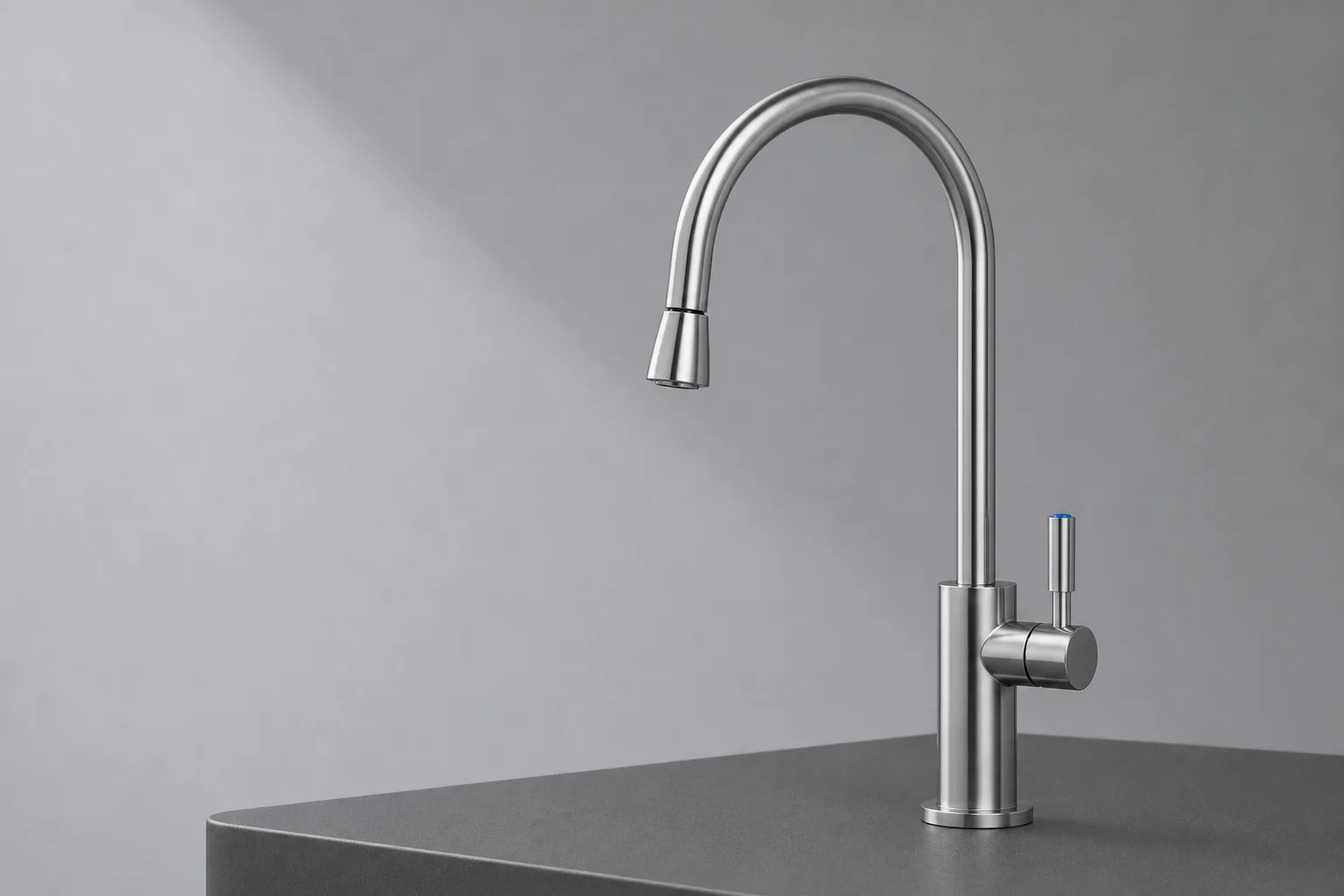 实验单口鹅颈实验室用水龙头产品图 / Single-outlet Laboratory Faucet by Zhengda.