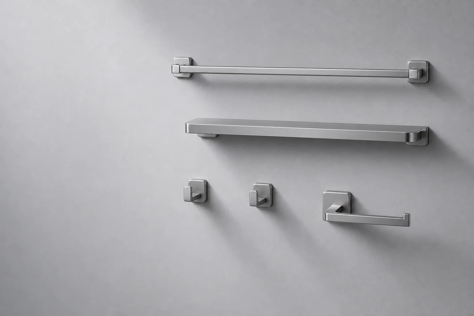 秩序卫浴配件组合产品图 / Bathroom Accessories Set by Zhengda.