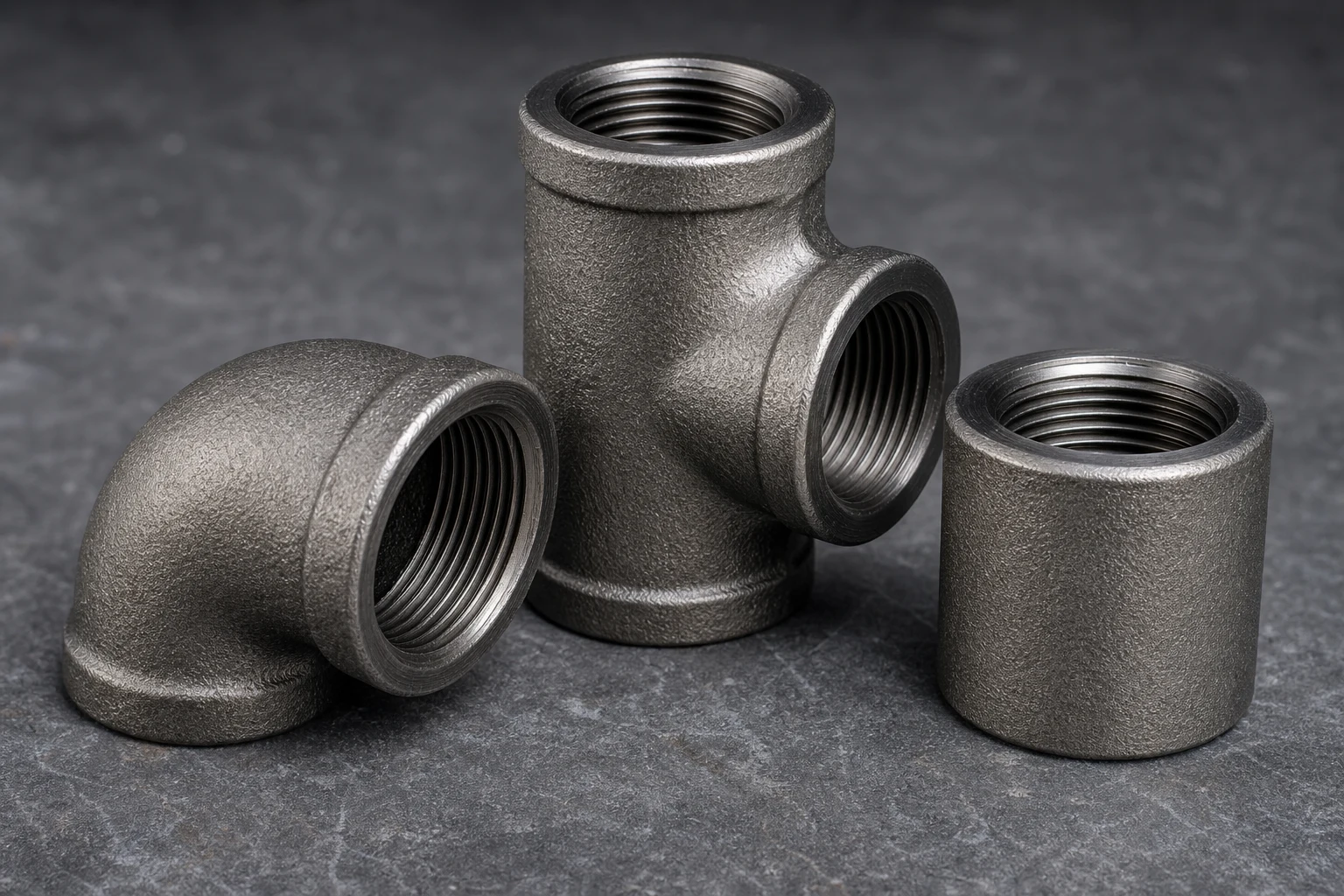 金属管道配件细节图 / Metal Pipe Fittings detail