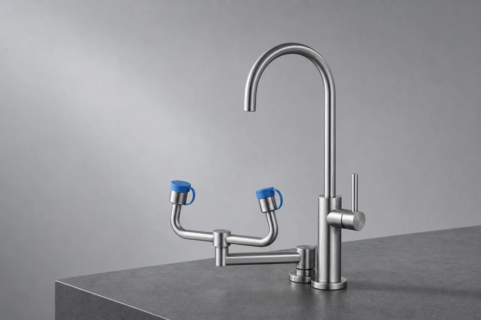 安澜集成龙头洗眼器产品图 / Integrated Faucet Eyewash Station by Zhengda.
